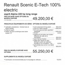 Renault Scenic 100% ELECTRIC